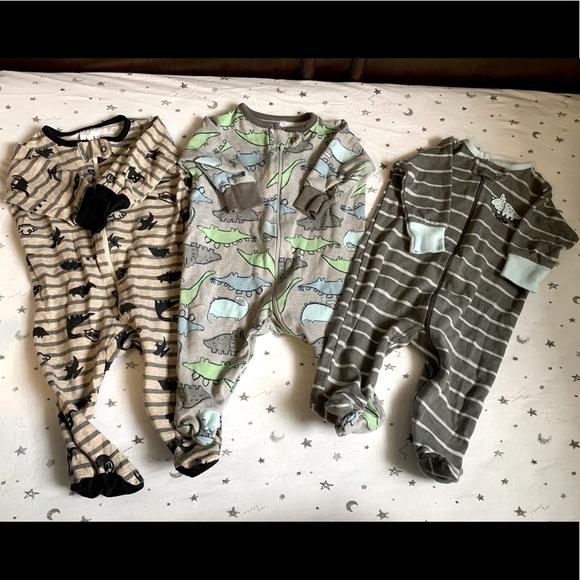 6pc set 0-3 months Pajamas - Picture 1 of 3